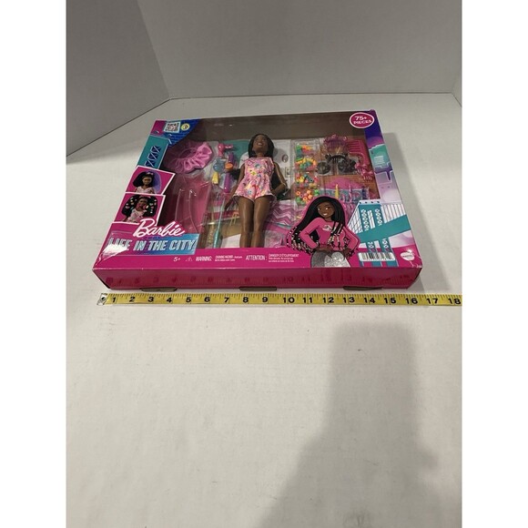Barbie Life in the City Travel Playset NEW Sealed Mattel Barbie Playset 75+ PCS - Picture 9 of 14